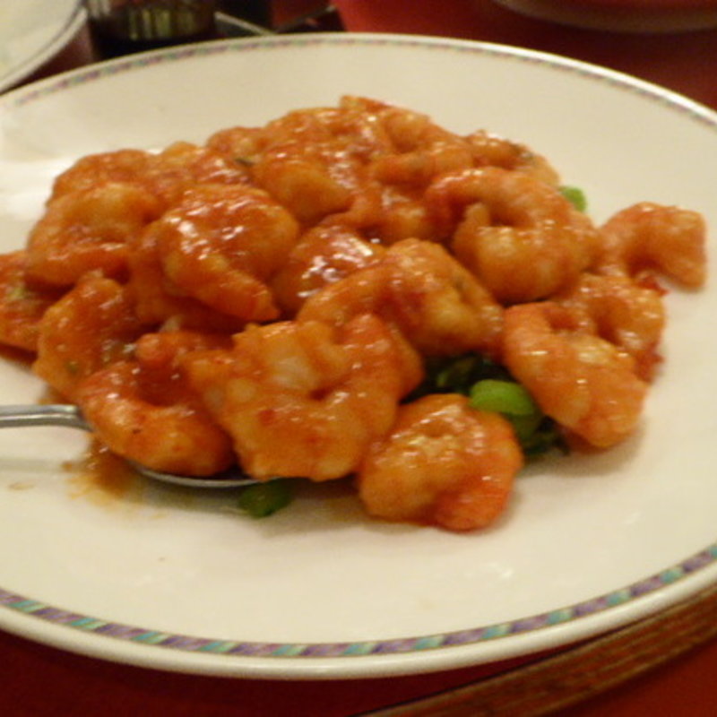 エビチリ(龍鳳酒家)