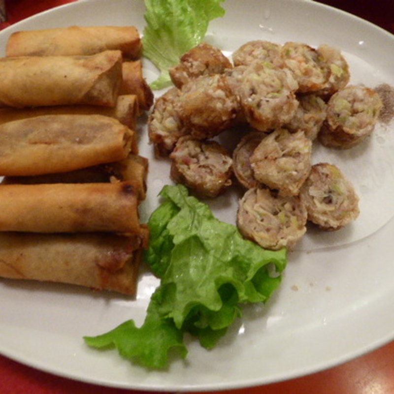 春巻き＆巻き上げ(龍鳳酒家)