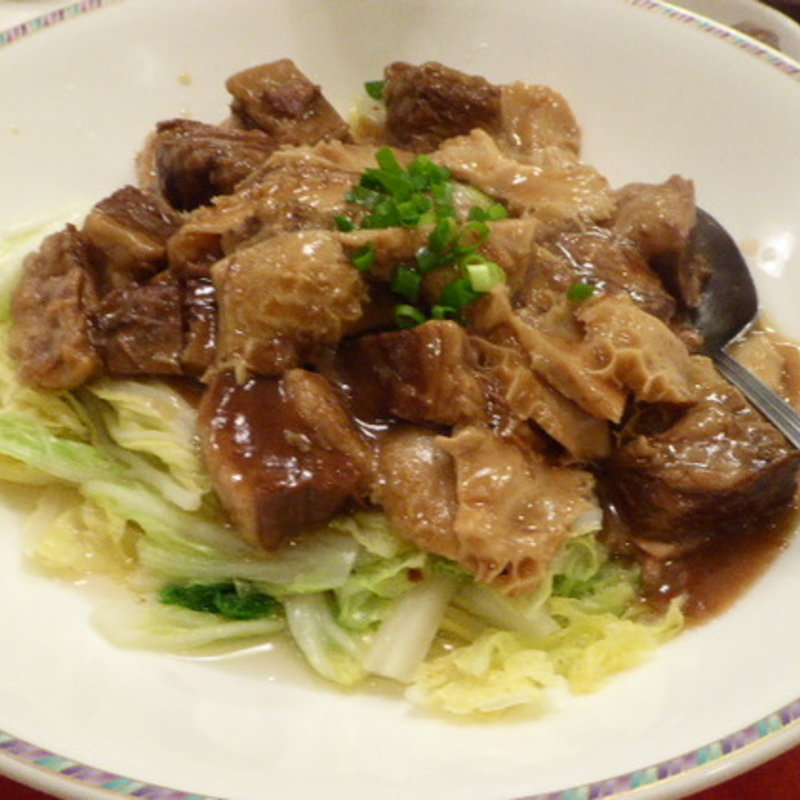 豚バラの角煮。(龍鳳酒家)