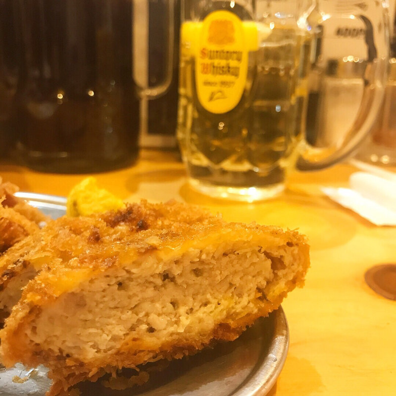 メンチかつ(立呑み とんかつ まるや 新橋店 )