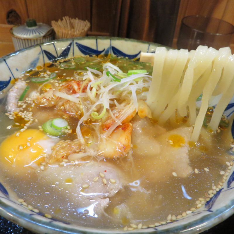 豚キムチうどん(うどん 兎屋)