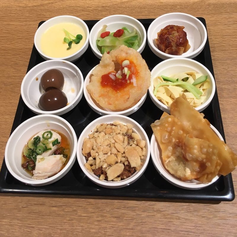 Qセット(豆皿中華Q)