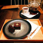 しょこらずき お茶set(サロン ギンザ サボウ （SALON GINZA SABOU）)