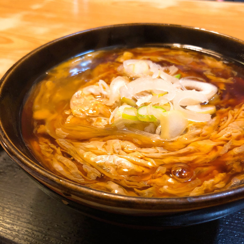 かき玉そば(蕎麦 多奈可家)