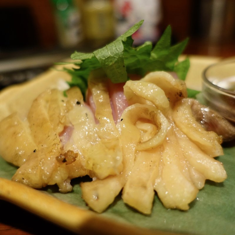 さつま知覧どりのタタキ(かご家 駒川店)