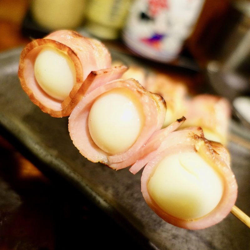 うずらベーコン（2本）(かご家 駒川店)