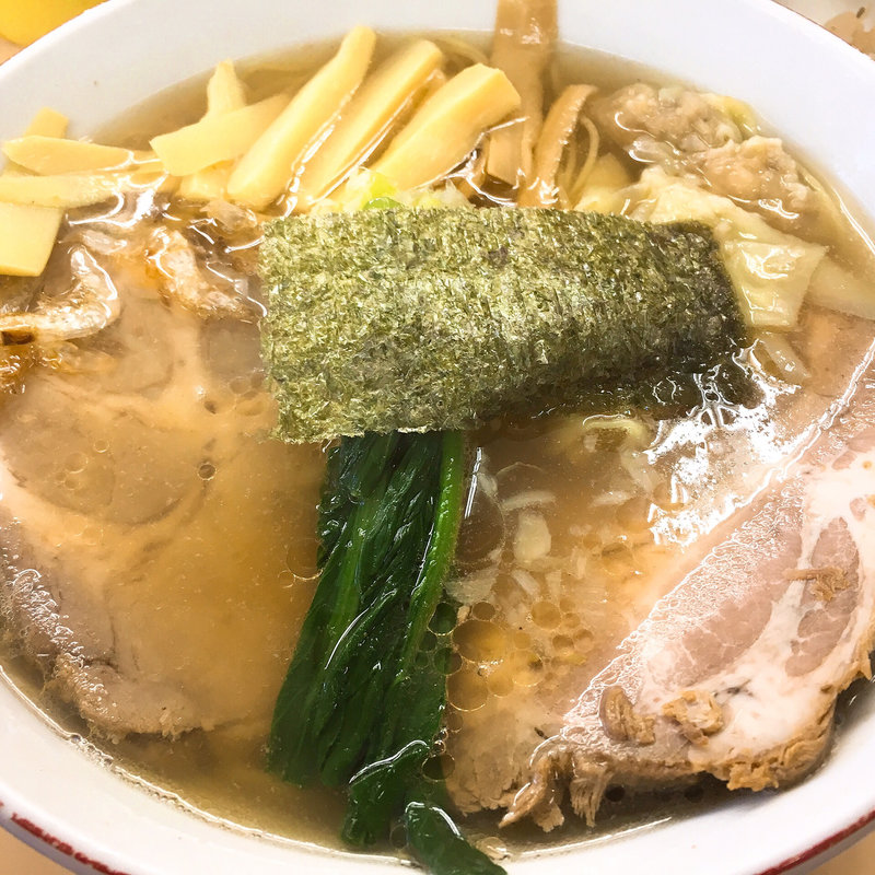 富山ホワイトワンタンチャーシューメン(支那そば心麺)