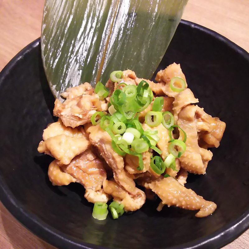 あっさり鶏皮ポン酢(八海山バル 溝の口本店)