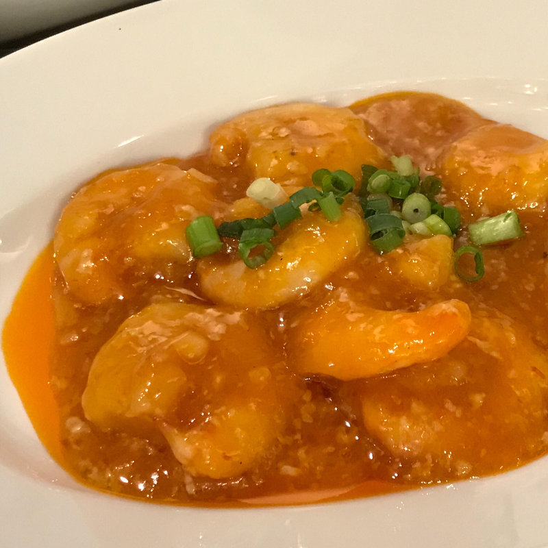 円卓料理 干焼蝦仁(紅蘭亭 上通パビリオン店 （コウランテイ）)