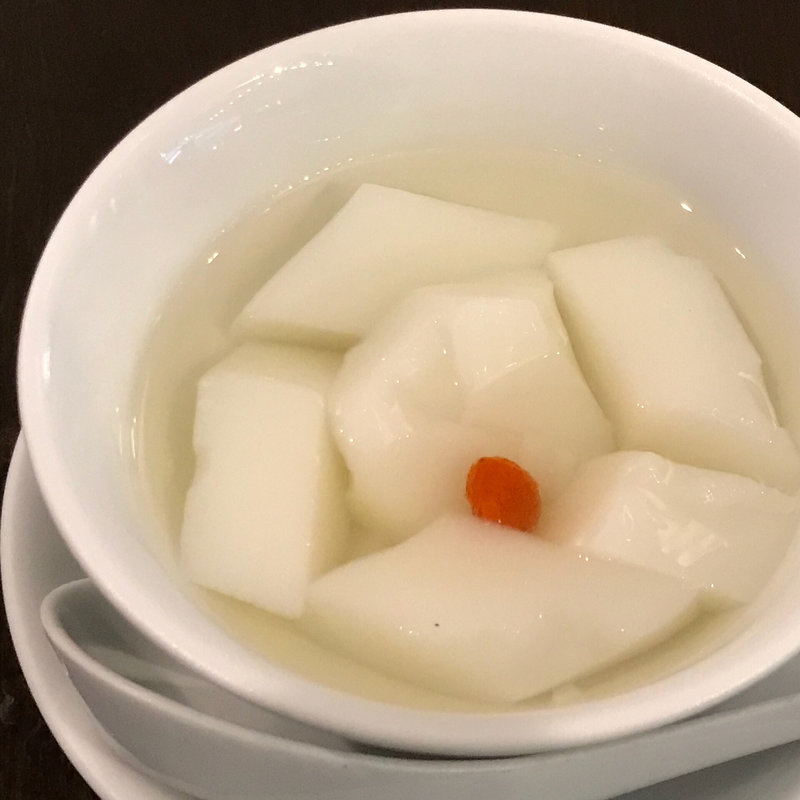 円卓料理 杏仁豆腐