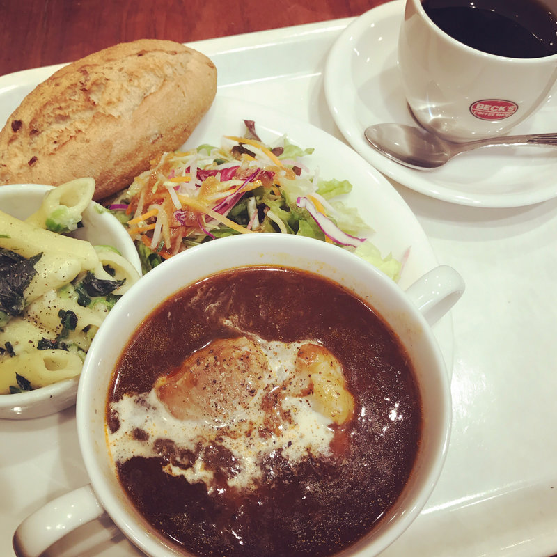 ごろごろビーフ＆冬野菜のシチュープレート(ベックスコーヒーショップ 亀有店)