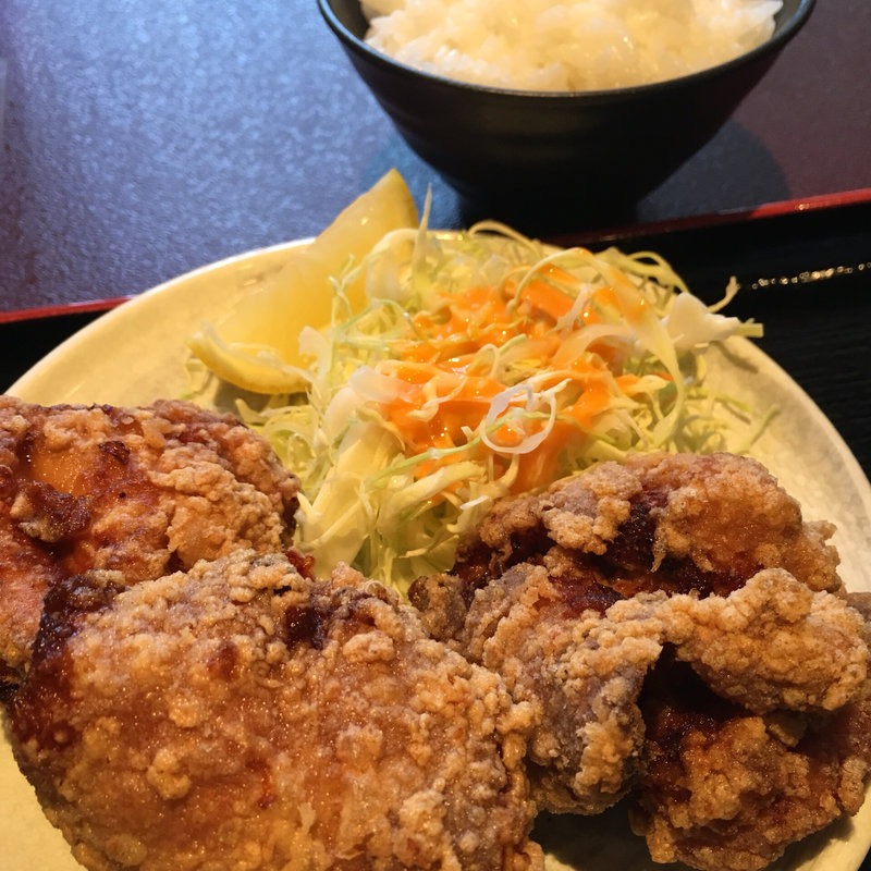 唐揚げセット(麺や 結)