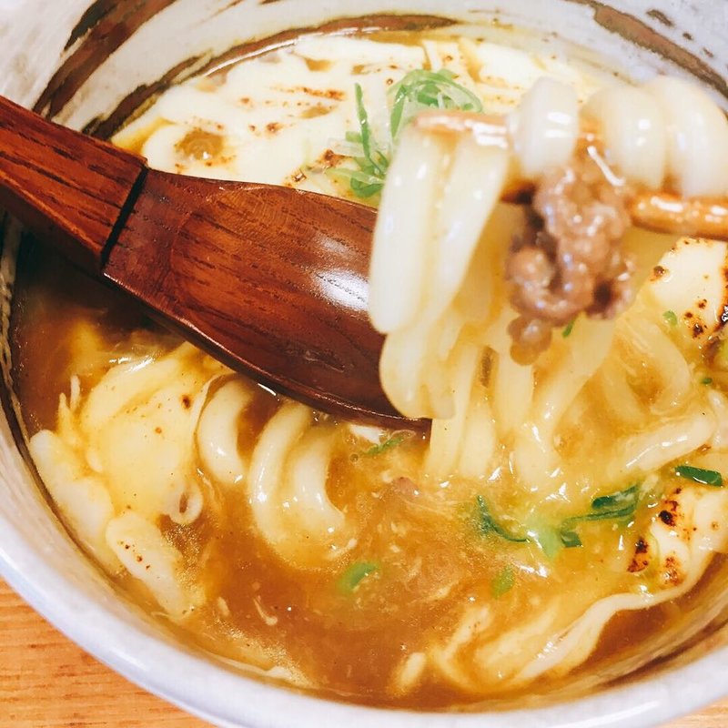 焼きチーズカレーうどん(讃岐うどん みのり  （【旧店名】讃岐うどん 空海）)