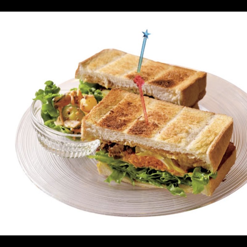 ポークリブサンド(カフェ トロワバグ)