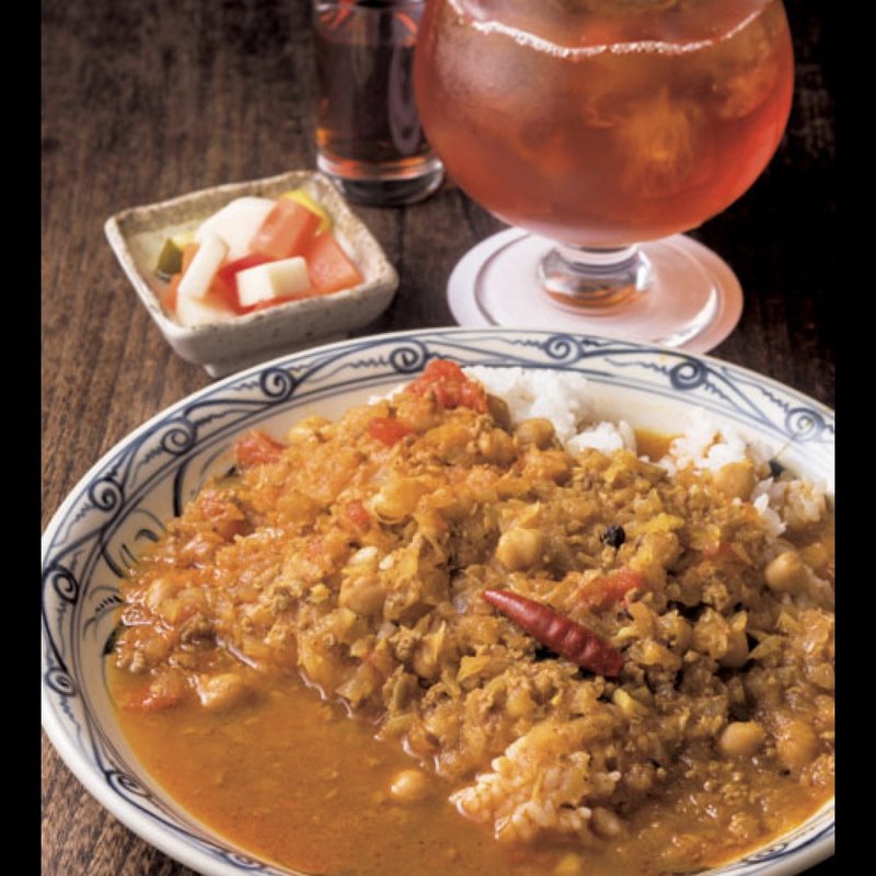 ひき肉とひよこ豆のカレー(喫茶 おとら )