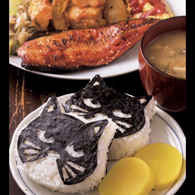 猫むすび御膳(黒猫舎)