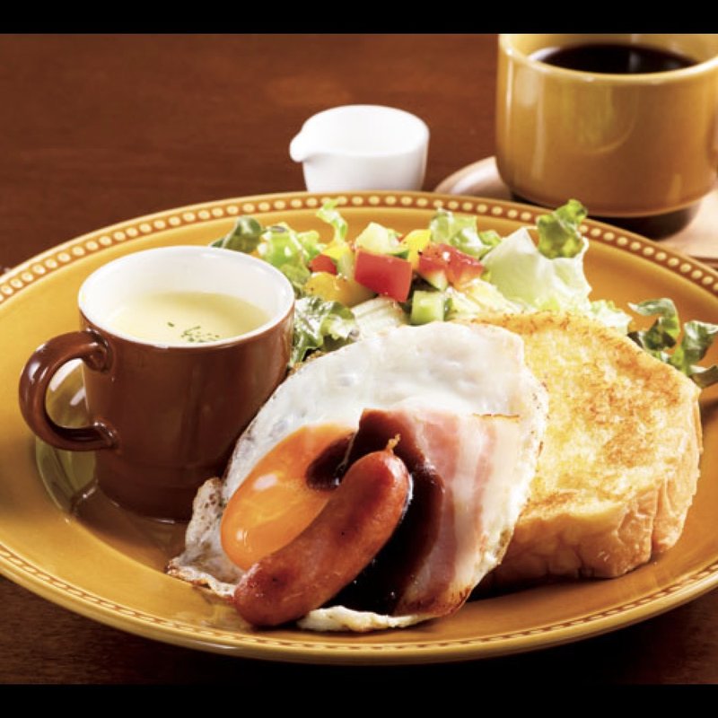 ミール系フレンチトーストモーニングセット(メールネージュ)