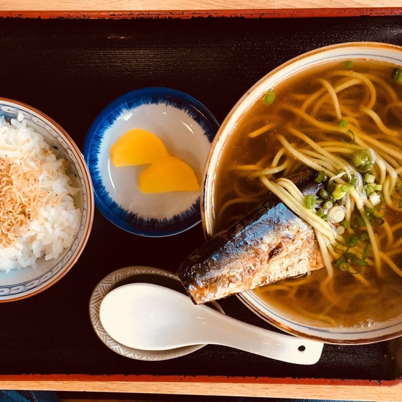 ニシンそばとちりめん山椒ごはん(昭月)