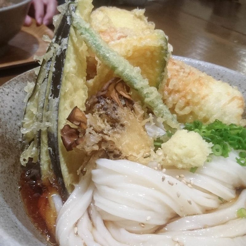 野菜天ぶっかけ(うどん屋 きすけ )
