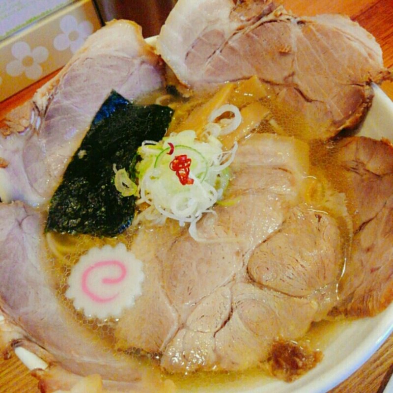 煮干と蛤の塩そば　チャーシュー増(小麦蕎麦処 四天王寺 五常)