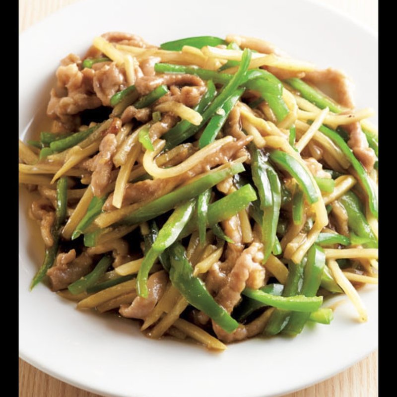 豚肉とピーマンの細切り炒め(餃子フジイヤ)