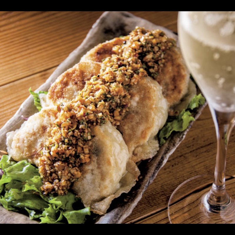 鉄板大餃子(遊猿)