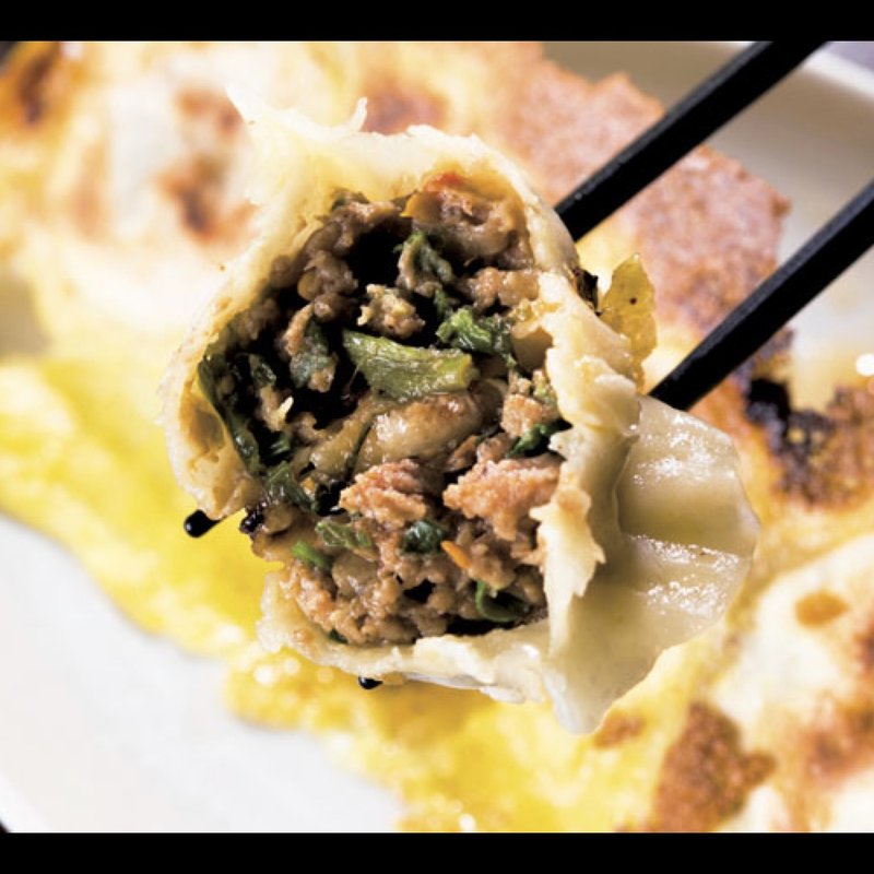 焼餃子パクチー・トウチ(一味玲玲 新橋本店)