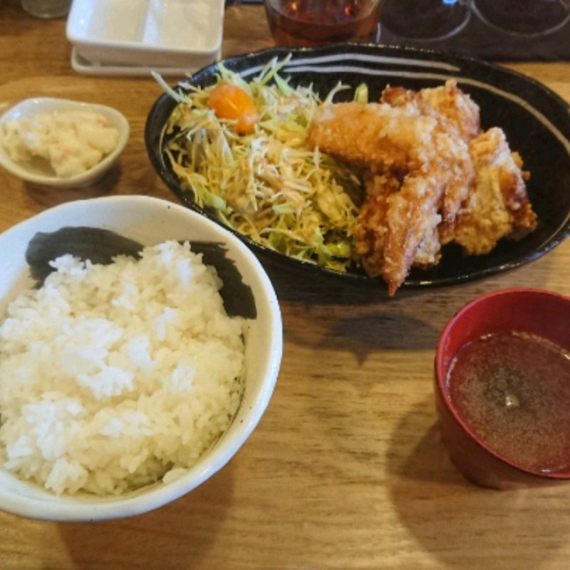 にんにくしょうゆ味 からあげ定食(からあげのジョー 住吉店)