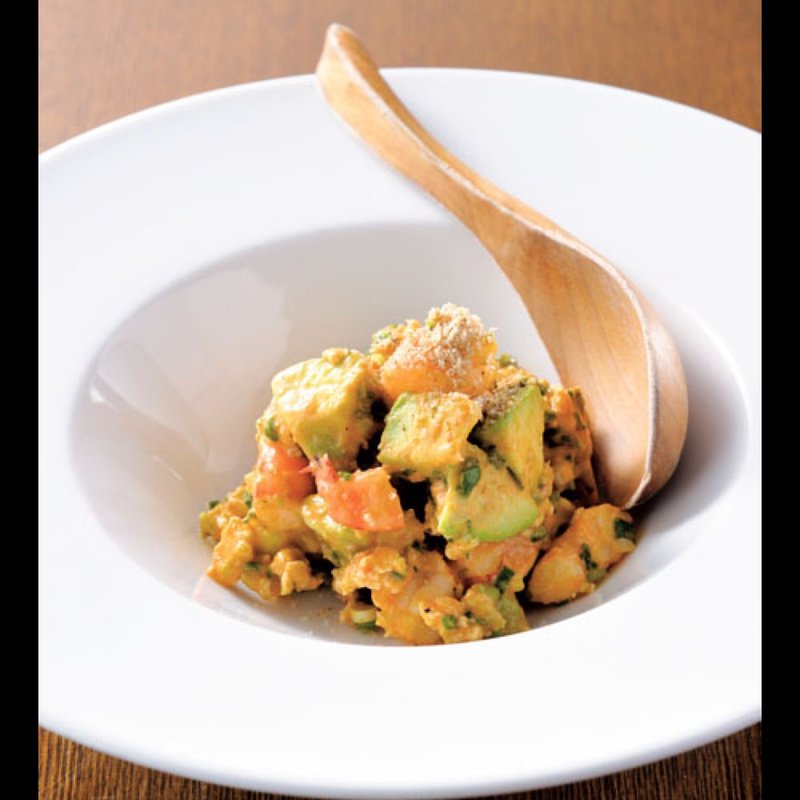 海老アボカドチリポヨ(餃子フジイヤ)