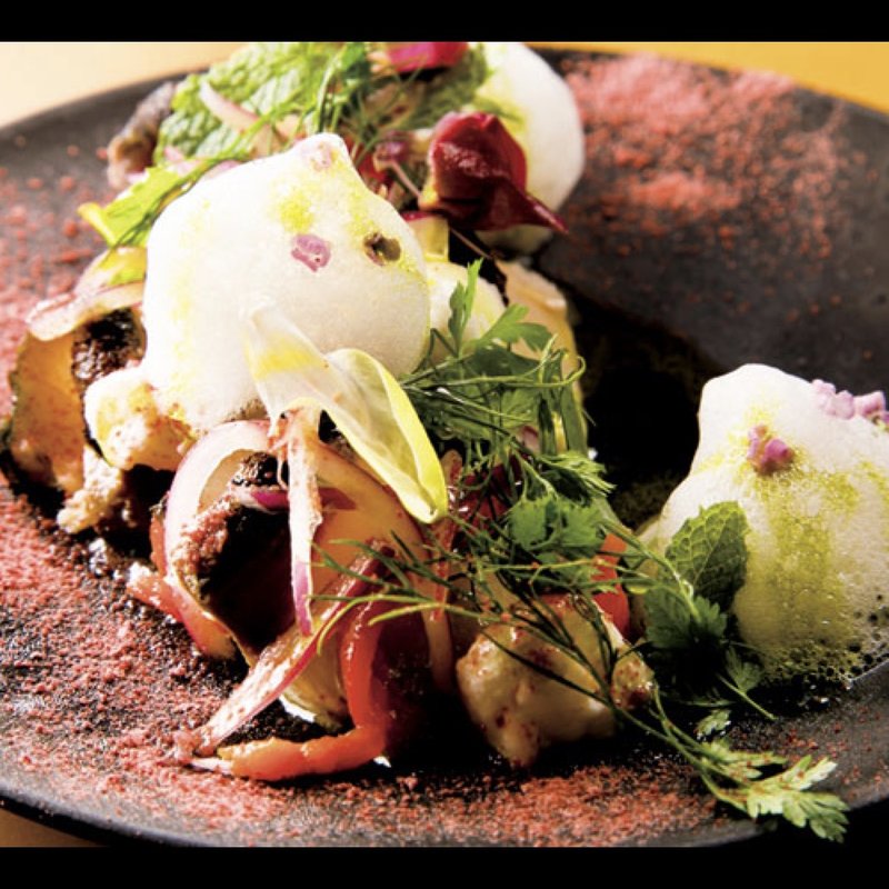 鮮魚のカルパッチョ(赤坂餃子GYOZA!365)