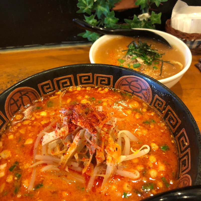 担々麺+ミニ天津飯セット(美食菜工房 蓮 （レン）)