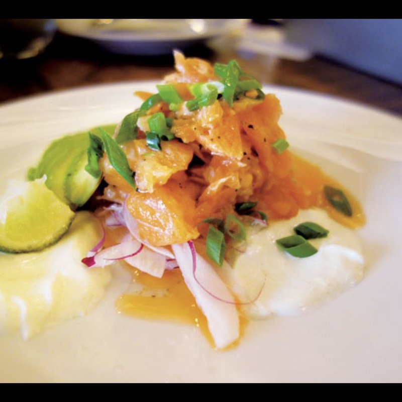 自家製スモークサーモンタルタル(GOOD BARBEQUE  (グッド バーベキュー) 中目黒)