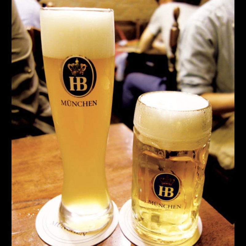 ホフブロイミュンヘナー・ヴァイス 中ジョッキ(バーデン・バーデン 有楽町店)