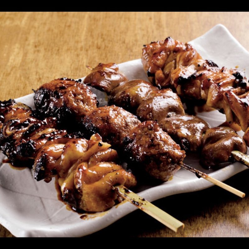 串焼きおまかせ4串(麦酒大学)