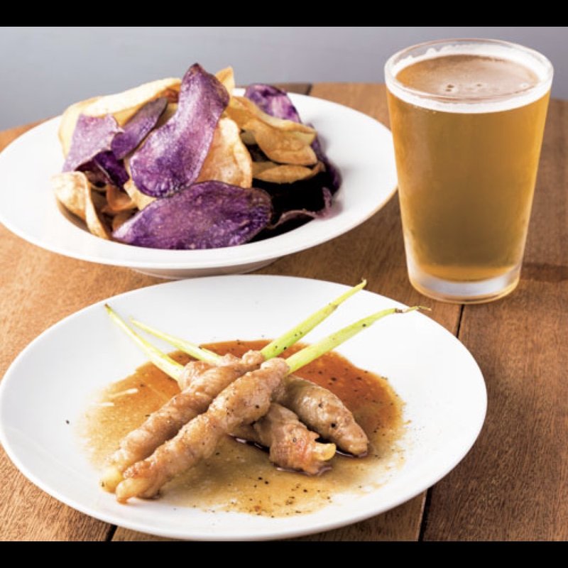 今日の野菜豚巻き（みょうが茸）(まるこセンター)