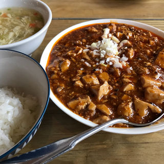 麻婆豆腐定食(鍋家 幡ケ谷店)