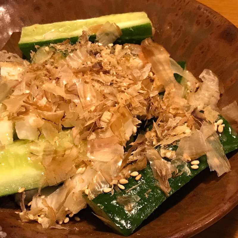 長芋と胡瓜の梅塩和え(山内農場 南海なんば南口駅前店)