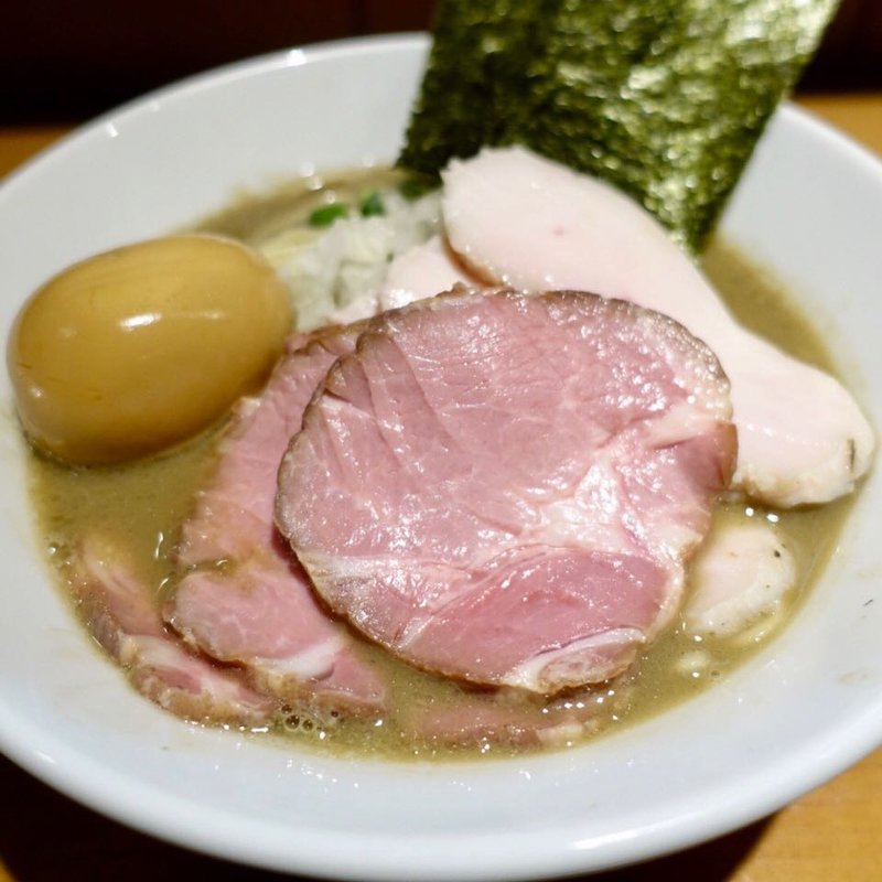 チャーシュー濃厚蕎麦(亀戸煮干中華蕎麦つきひ)