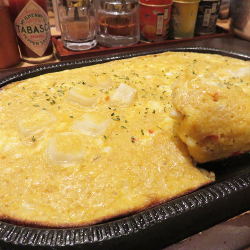 明太チーズもち鉄板(博多野菜巻串屋 鳴門 (なると))