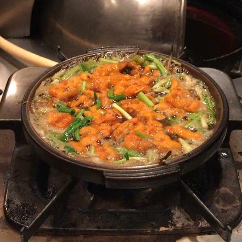 うにの卵とじ(かぶら)