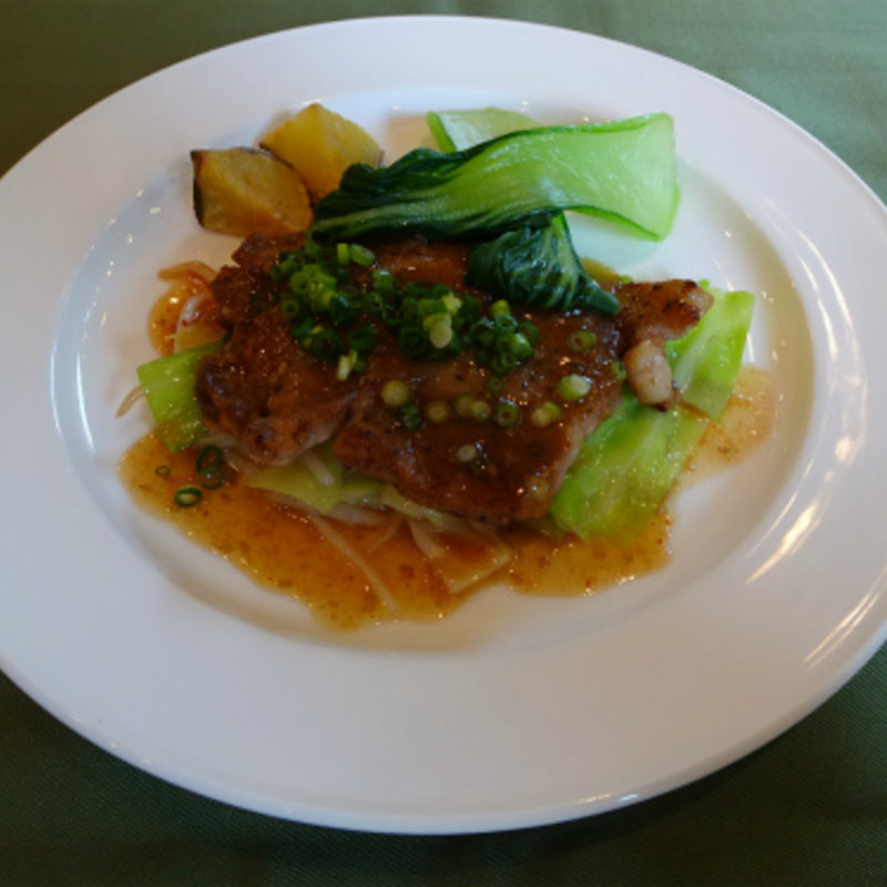 日替わり：ヤマトポークのバターソース(イオスガーデン)