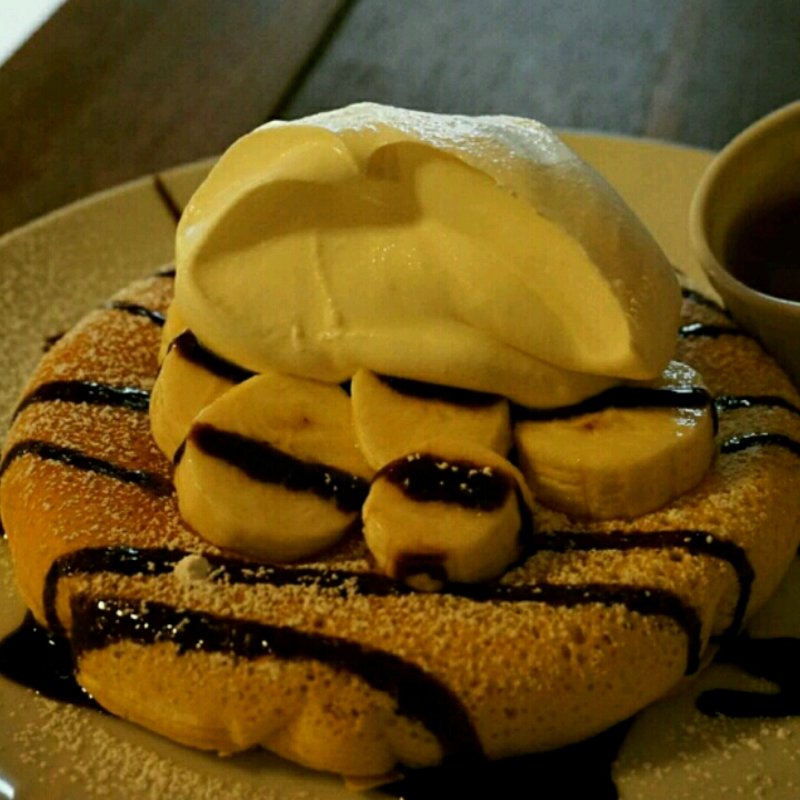 バナナチョコパンケーキ(カフェ ラインベック （Cafe Rhinebeck）)