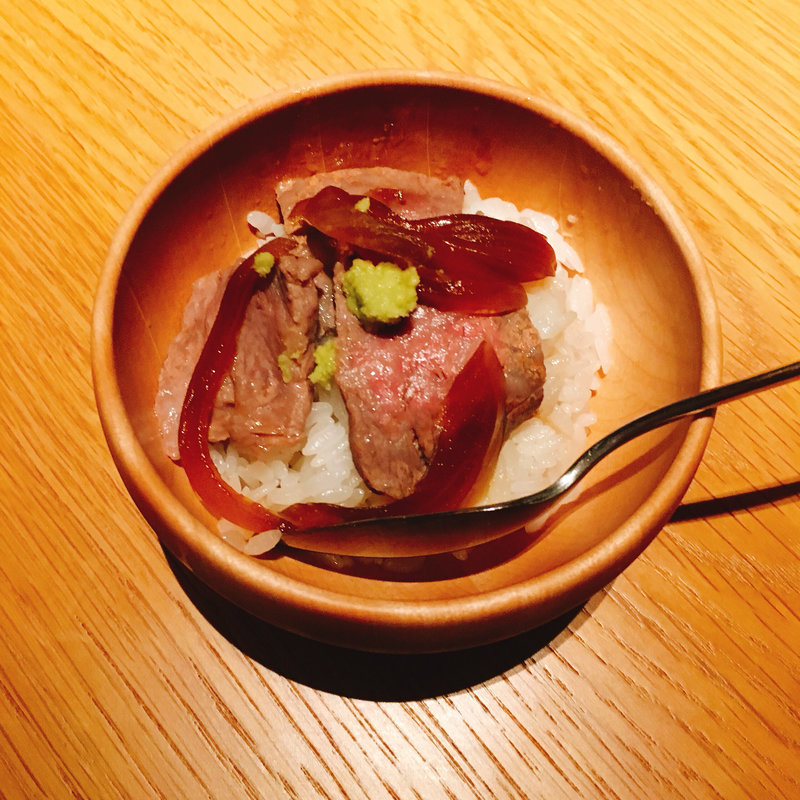 極上サーロインのひとくち牛丼(THE KINTAN STEAK)