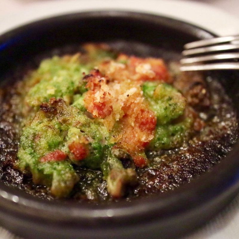 白バイ貝のガーリックバター炒め(クチーナ ヒラタ)