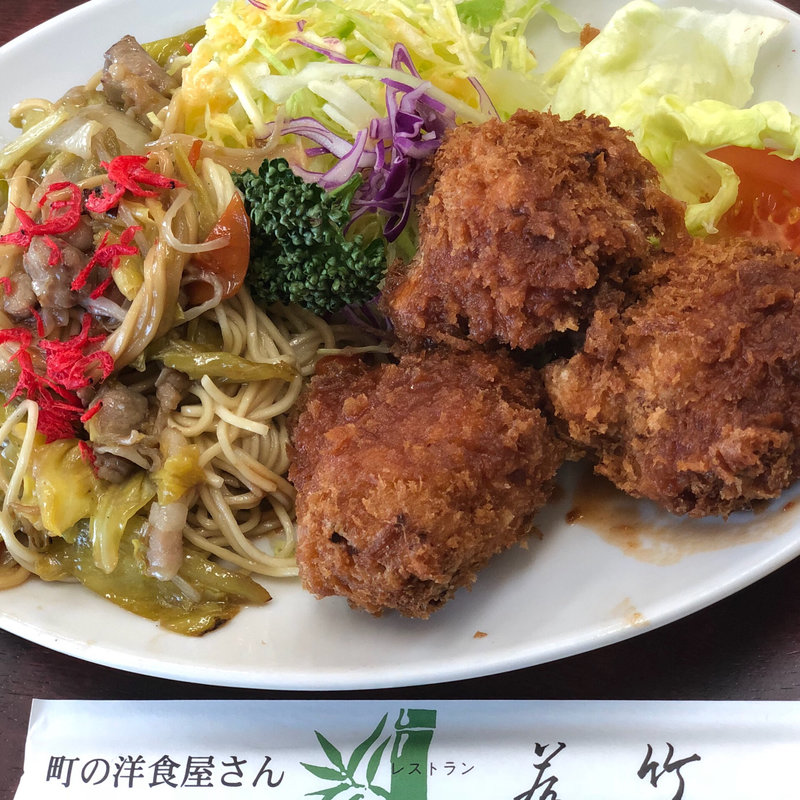 ミンチカツ定食(若竹 （若竹レストラン）)