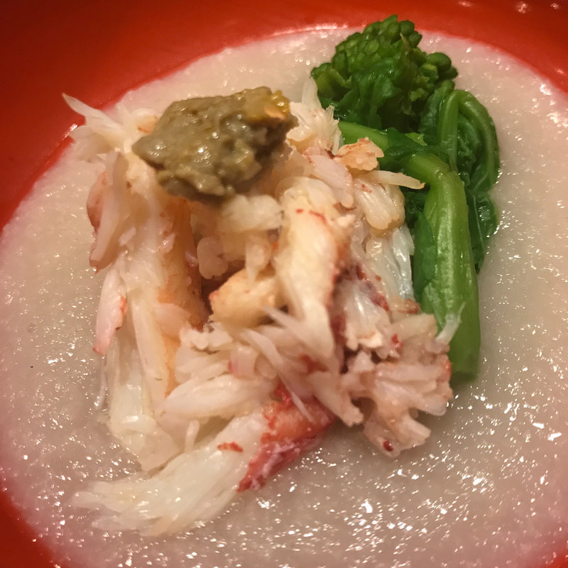 毛ガニレンコンみぞれ餡(鮨 紺乃)