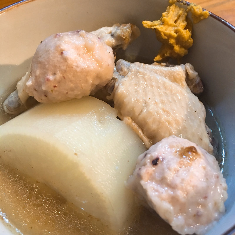 手羽先と大根の煮物(塩梅)