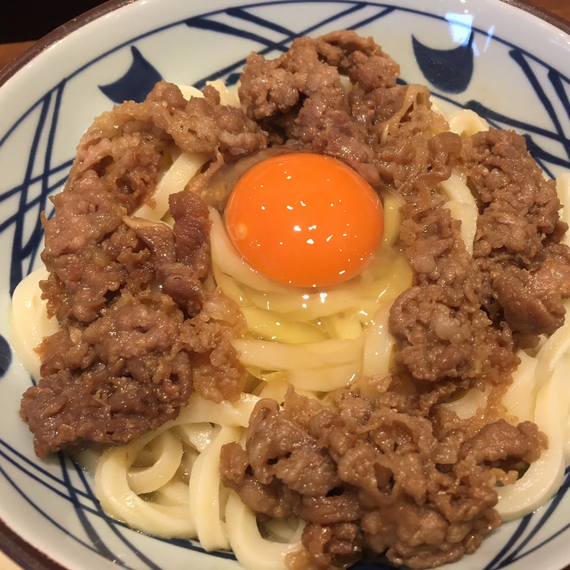牛すき釜玉大(丸亀製麺 大崎センタービル店 )