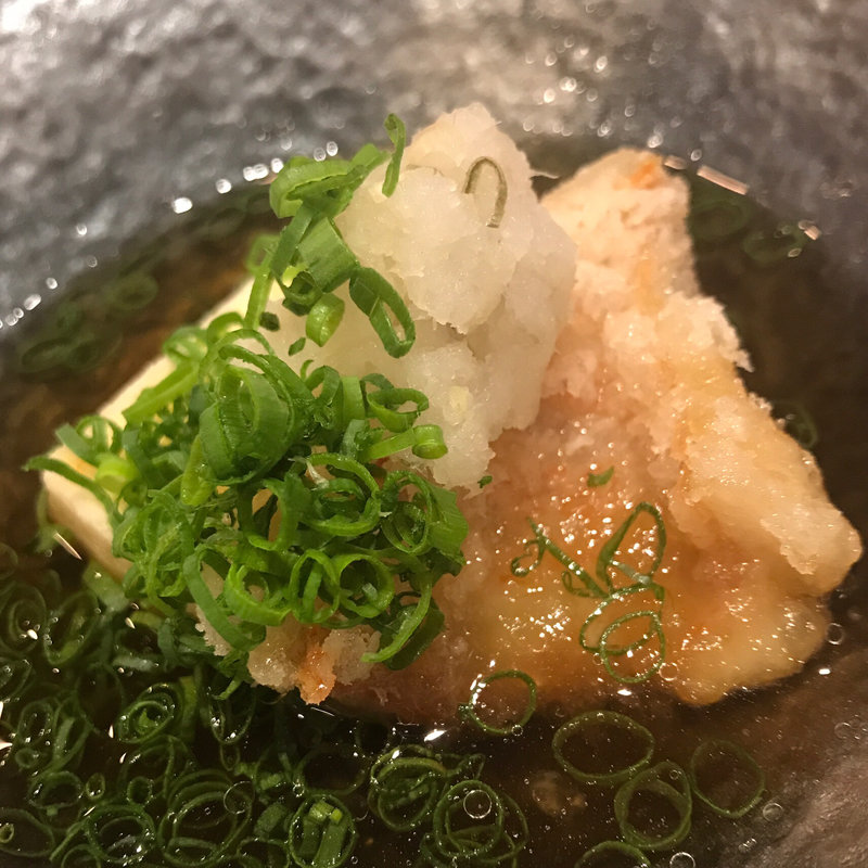 キンキの揚げ出し(鮨 紺乃)