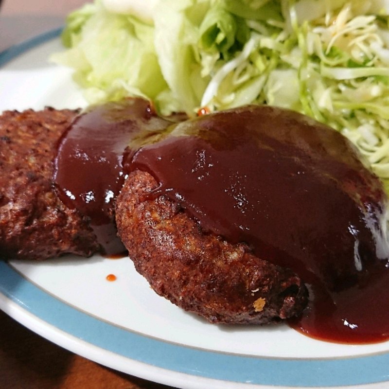 ハンバーグ定食(きさらぎ亭)